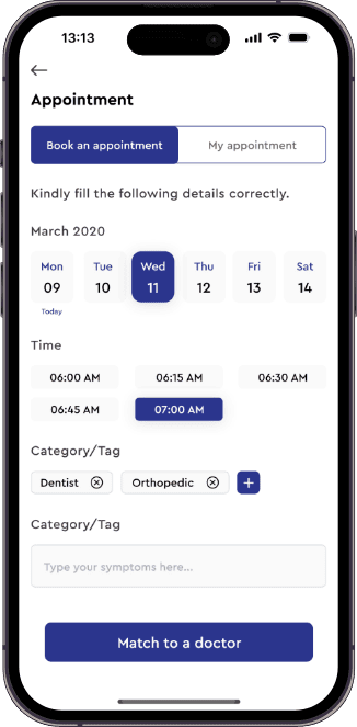 App screen 1
